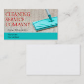クリーニングサービス 名刺 (正面/裏面)