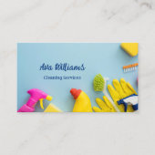 クリーニングサービス 名刺 (正面)