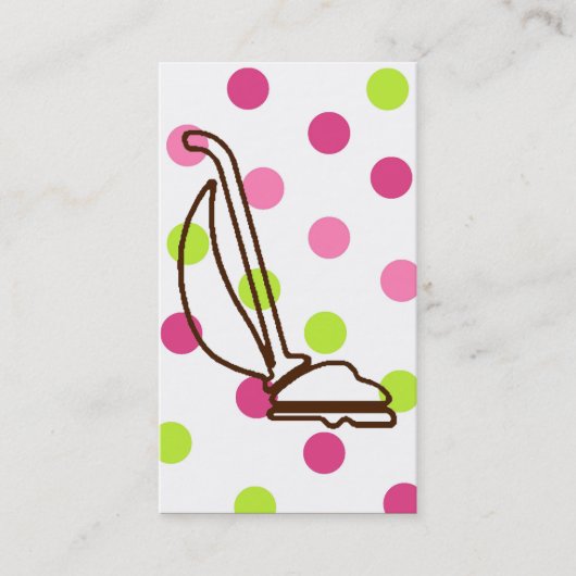 クリーニングサービス 名刺 (正面)