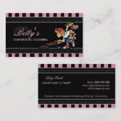 クリーニングサービス 名刺 (正面/裏面)