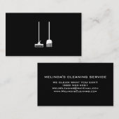 クリーニングサービス 名刺 (正面/裏面)
