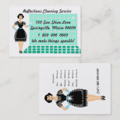 クリーニングサービス 名刺 (正面/裏面)