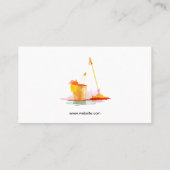 クリーニングサービス 名刺 (裏面)