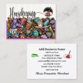 クリーニングサービス 名刺 (正面/裏面)