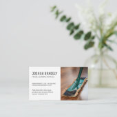 クリーニングサービス | 家事 名刺 (スタンド正面)