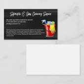 クリーニングサービス |家保の備品 名刺 (正面/裏面)