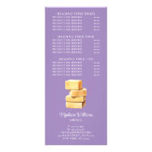 クリーニングサービス 水彩価格リスト ラックカード (裏面)