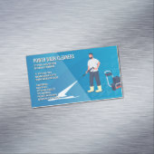 クリーニングサービス |洗圧剤 マグネット名刺 (インサイチュ)