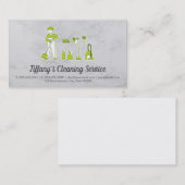 クリーニングサービス | 甘味料と洗浄製品 名刺 (正面/裏面)