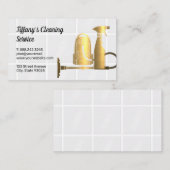 クリーニングサービス |真空 |スプレーボトル 名刺 (正面/裏面)