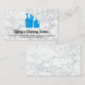 クリーニングサービス |衛生化ツール 名刺 (正面/裏面)