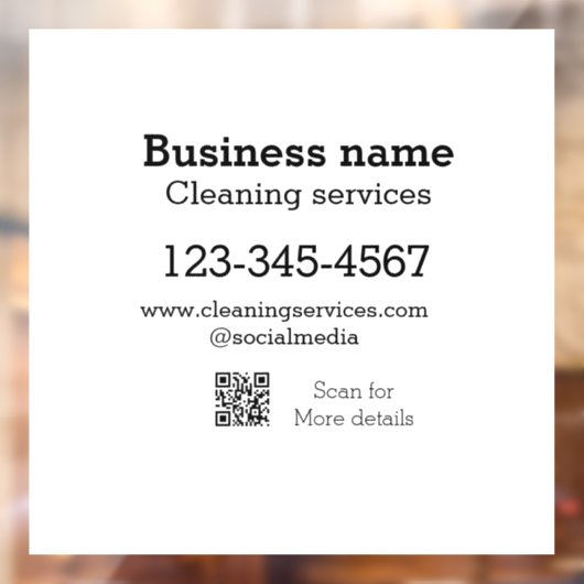 クリーニングサービス 追加 電話番号 ウェブサイト Eメールアドレス ウィンドウサイン (シート2)