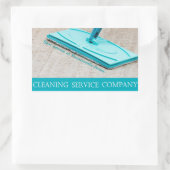 クリーニングサービス 長方形シール (バッグ)