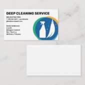 クリーニングサービス | Broomクリーナースプレーアイコン 名刺 (正面/裏面)