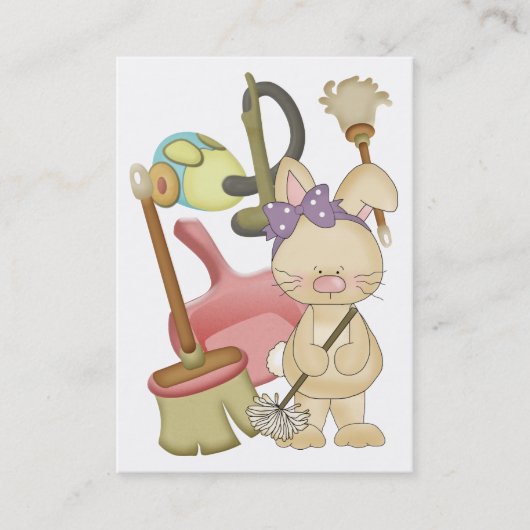 クリーニングサービス – SRF 名刺 (正面)