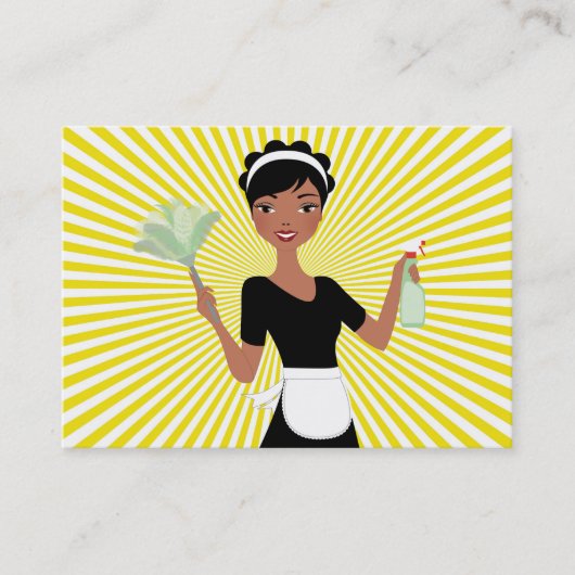 クリーニングサービス – SRF 名刺 (正面)