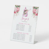 クリーニングサーモダンビスの食器用石鹸 台座サイン (正面)