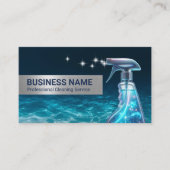 クリーニングサーモダンビス白熱［赤熱］光を放つブルースプレークリーナー 名刺 (正面)
