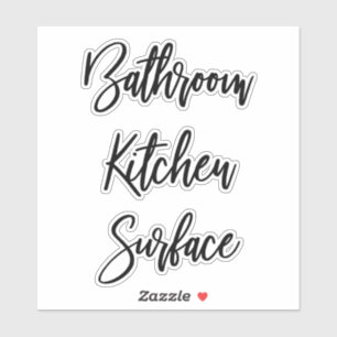 クリーニングスプレーボトルラベル シール