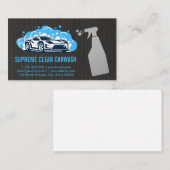 クリーニングスプレーボトル |カーウォッシュアイコン 名刺 (正面/裏面)