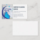 クリーニングスプレーボトル 名刺 (正面/裏面)