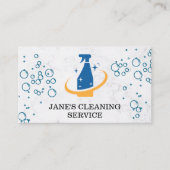 クリーニングスプレー | シャボン 名刺 (正面)