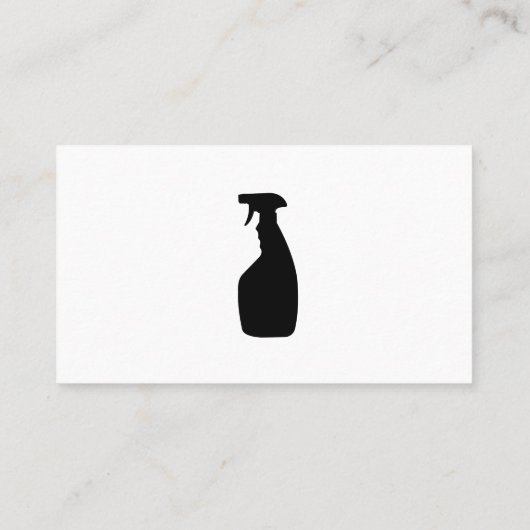 クリーニングスプレー |スパークル 名刺 (裏面)