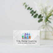 クリーニングチーム | ホームサービス 名刺 (スタンド正面)