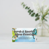 クリーニングツールとアプライアンス | ハウスキーパー 名刺 (スタンド正面)