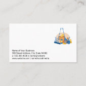 クリーニングツールの衛生化 名刺 (裏面)