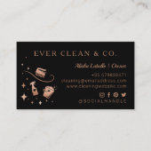 クリーニングツールプロフェッショナルメイド&ハウスクリーニング 名刺 (正面)