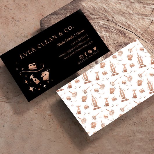 クリーニングツールプロフェッショナルメイド&ハウスクリーニング 名刺