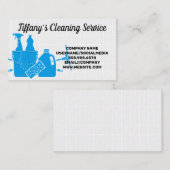 クリーニングツール |ハウスサービス |タイルのビジネス 名刺 (正面/裏面)