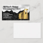 クリーニングツール |メタリック金ゴールド |大理石 | Soap 名刺 (正面/裏面)