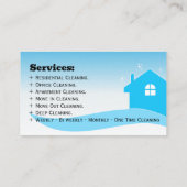 クリーニングハウスジャニージョリーメイドハウスキーピング 名刺 (裏面)