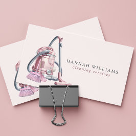 クリーニングモダンサービスロゴ 名刺