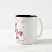 クリーニングレディーハウスキーパーハウスキーピングクリーナーグラ ツートーンマグカップ (正面右)