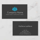 クリーニング及び配管のサービス業カード 名刺 (正面/裏面)