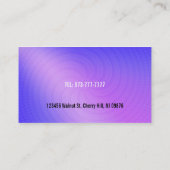 クリーニング屋の名刺 名刺 (裏面)