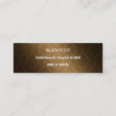 クリーニング屋の細い名刺 スキニー名刺 (裏面)