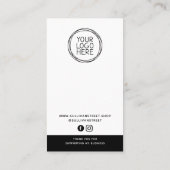 クリーニング指示気に製品つるラベル コーリングカード (裏面)