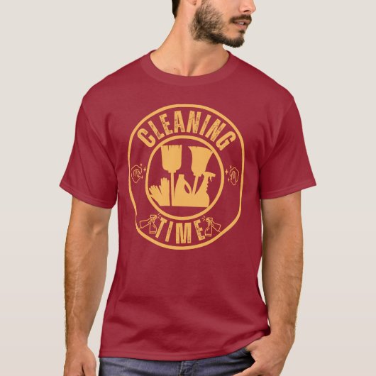 クリーニング時間 Tシャツ (正面)