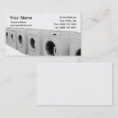 クリーニング業カード 名刺 (正面/裏面)