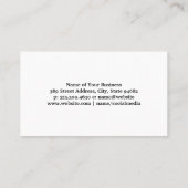 クリーニング用メイド | 家の保業務 名刺 (裏面)