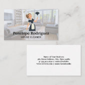 クリーニング用メイド | 家の保業務 名刺 (正面/裏面)