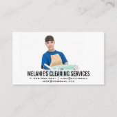 クリーニング用メイド | 家の保業務 名刺 (正面)