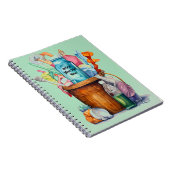 クリーニング用品のバケット ノートブック (右側)