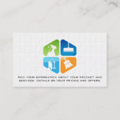 クリーニング装置のアイコン 名刺 (裏面)