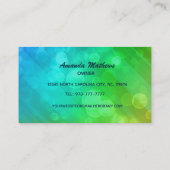 クリーニング·サービス·スローガン名刺 名刺 (裏面)