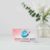 クリーニング |ハウスブルームロゴ 名刺 (スタンド正面)